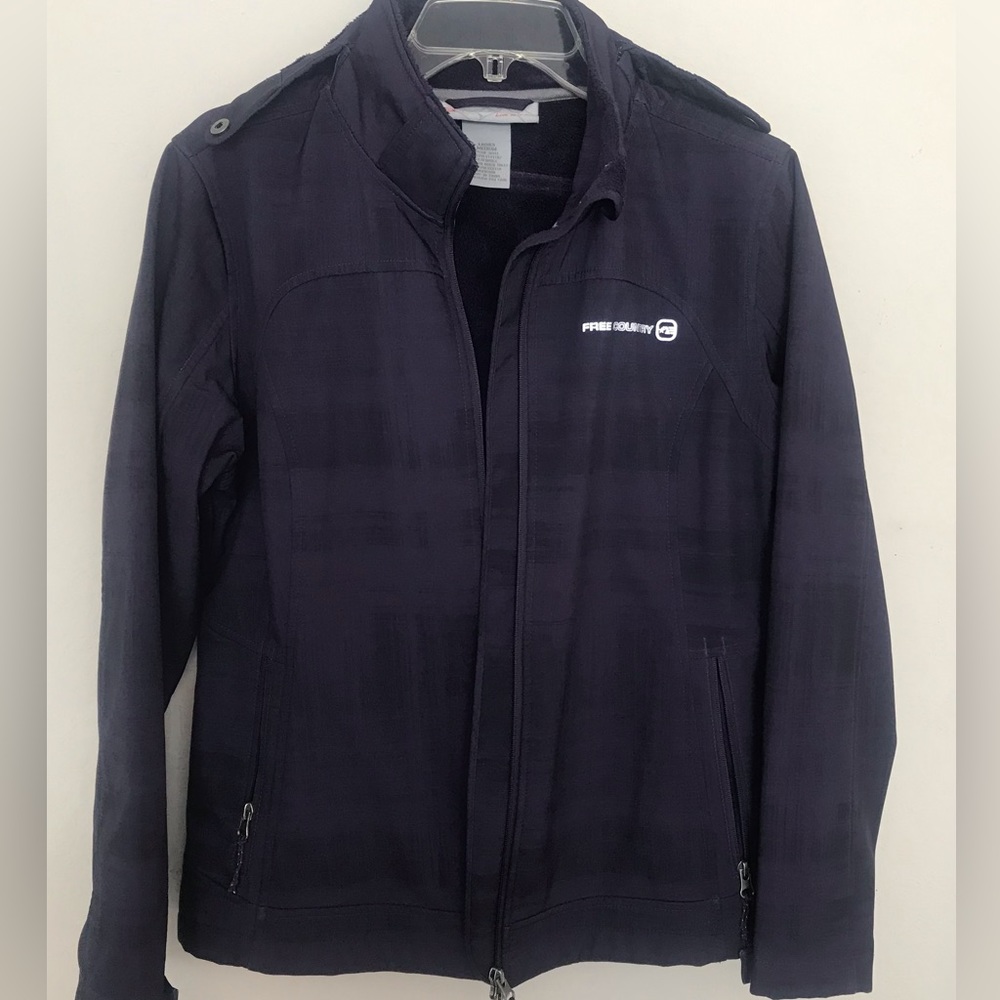 Free Country | Free Country fleece lined | hooded jacket | purple M
